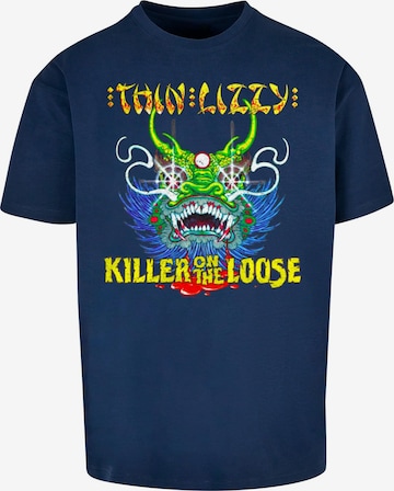 Merchcode Shirt 'Thin Lizzy - Killer Cover' in Blue: front