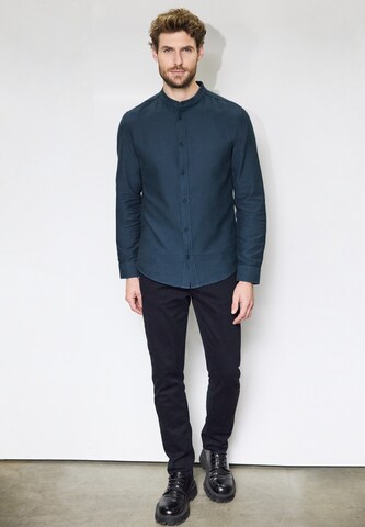 Street One MEN Regular fit Button Up Shirt in Blue