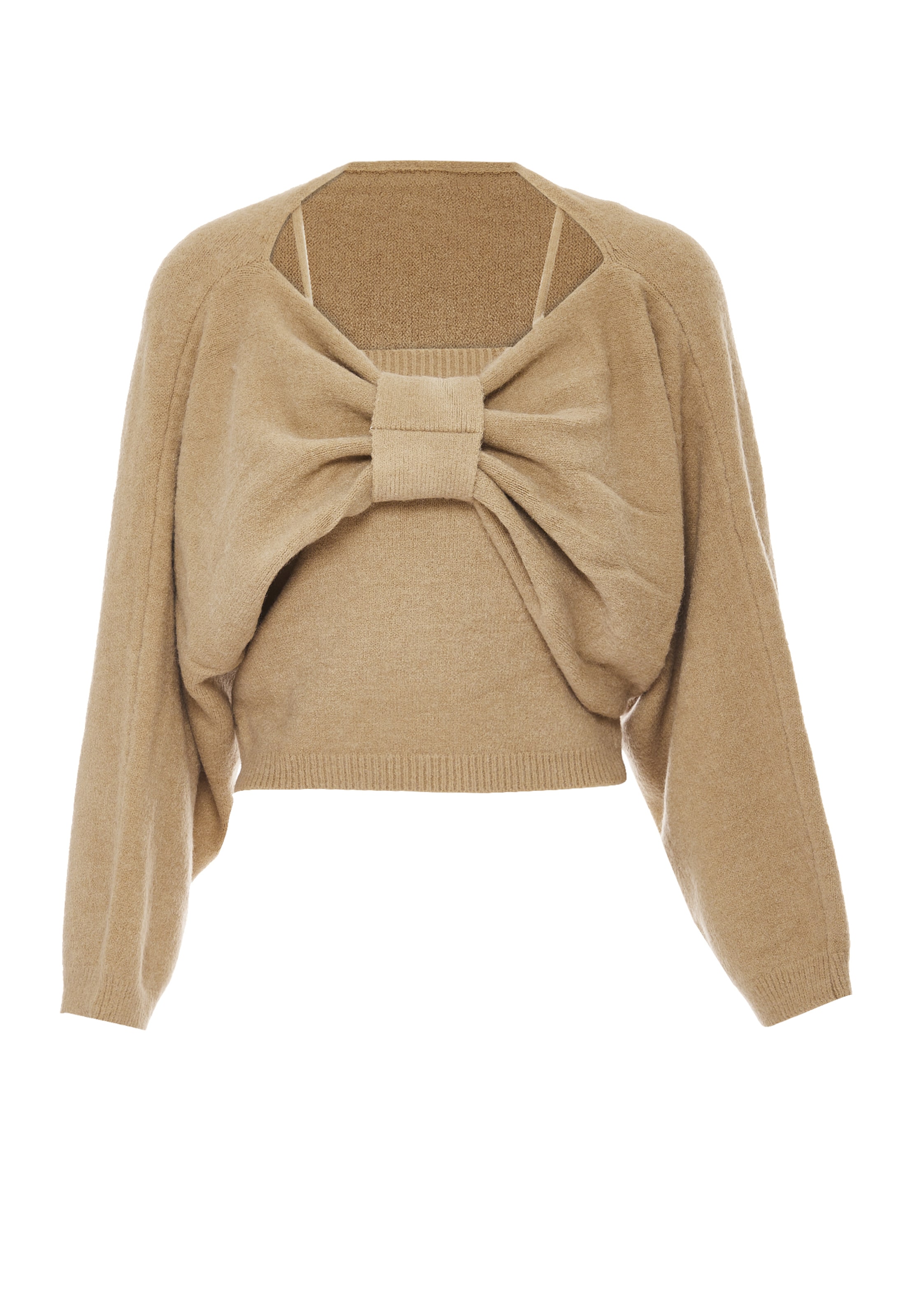 NALLY Trui in Bruin: voorkant