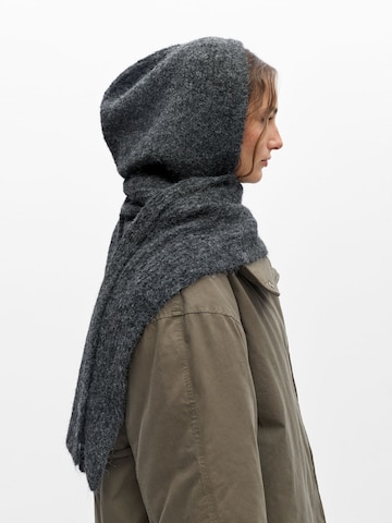 OBJECT Balaclava mit Schal in Grau