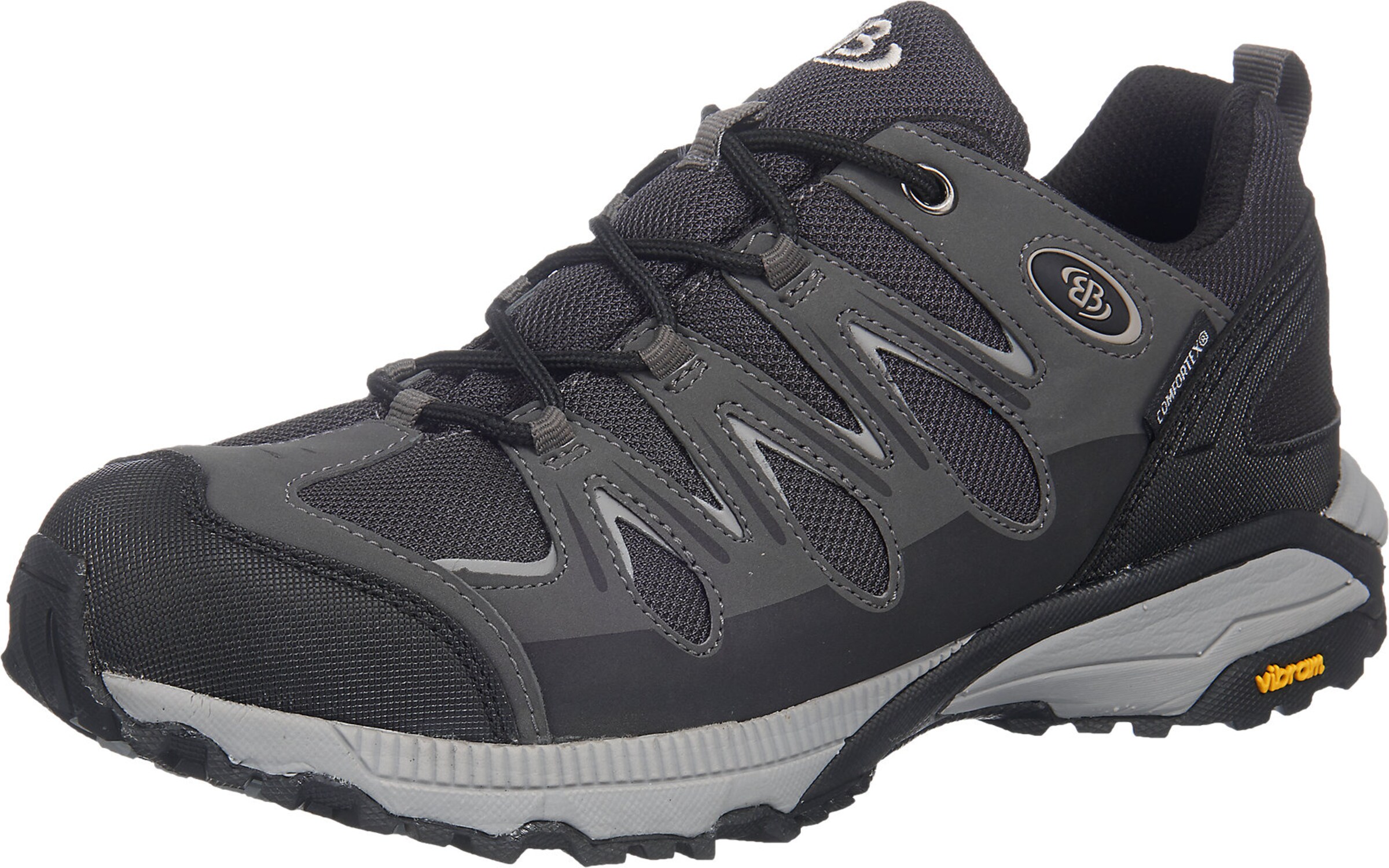 Brütting Wanderschuh  'Mount Frakes' in Schwarz: Vorderseite