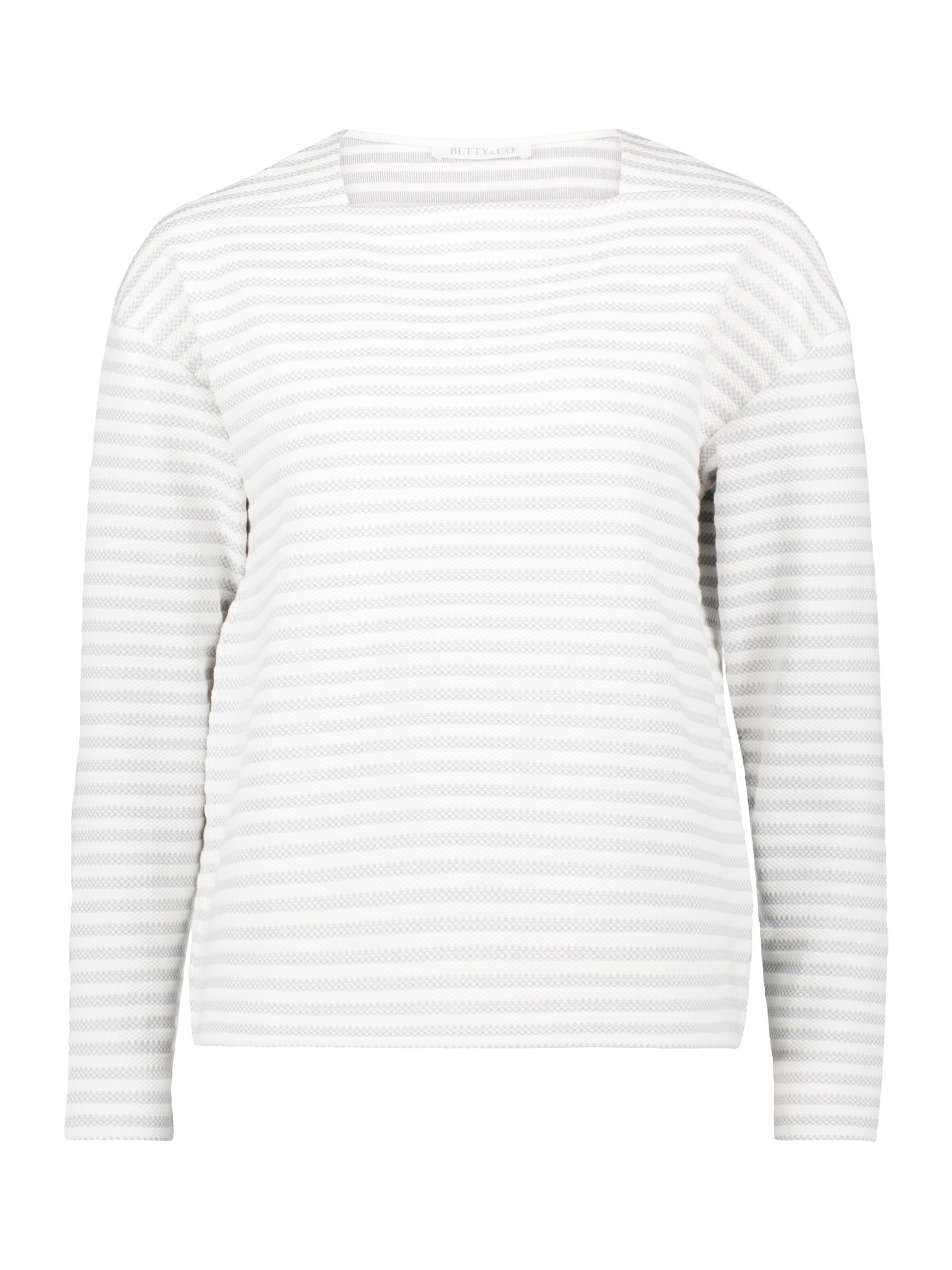 Sweat-shirt Betty & Co en gris : devant