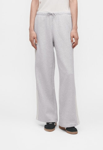 Wide leg Pantaloni de la ADIDAS ORIGINALS pe gri: față