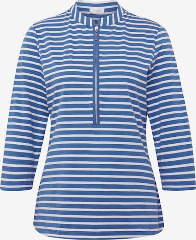 Goldner Shirt in royalblau / weiß, Produktansicht