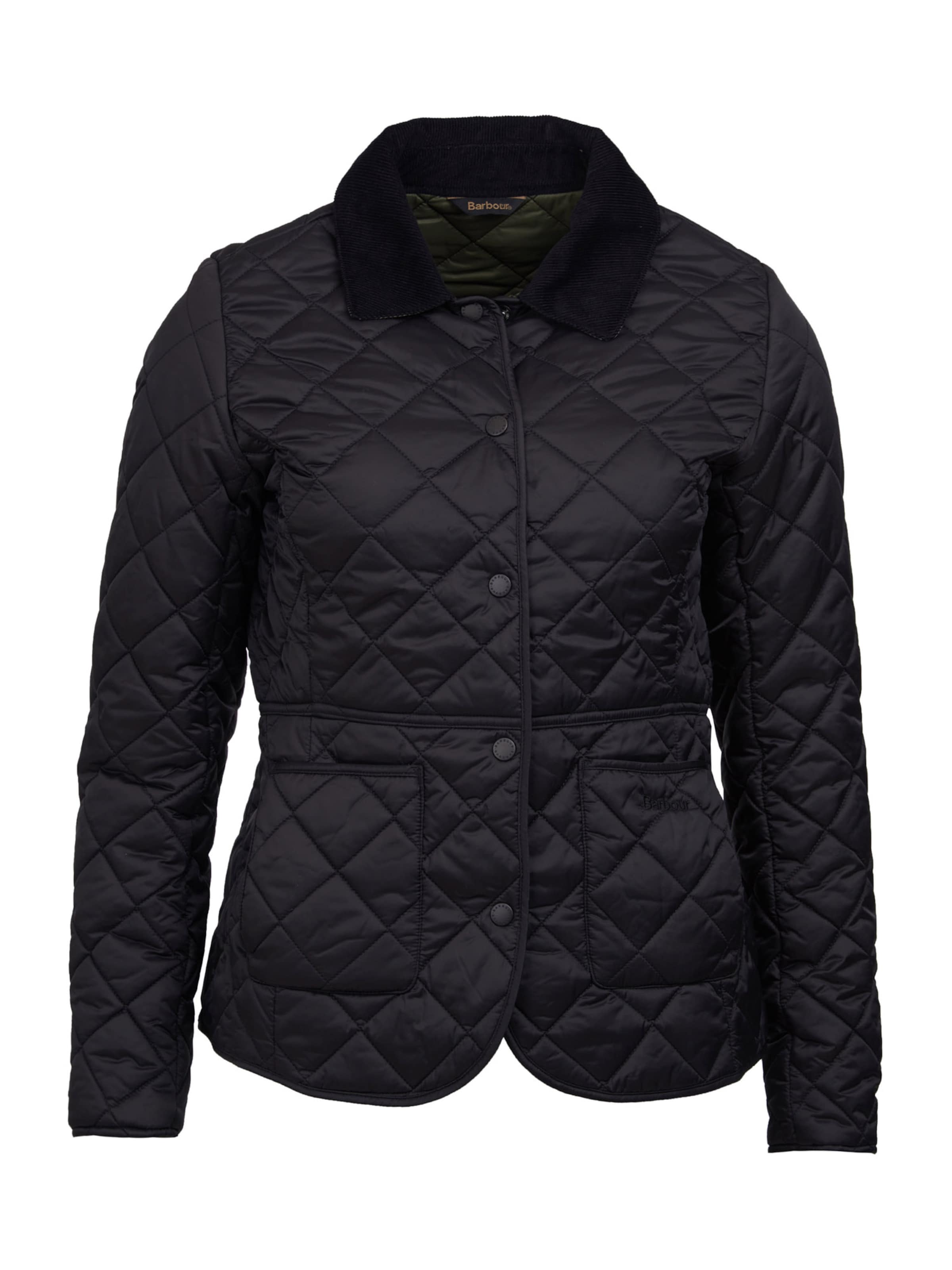 Giacca di mezza stagione 'Deveron' di Barbour in nero: frontale