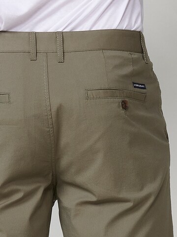 Regular Pantalon chino KOROSHI en vert