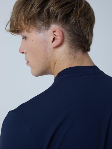 SPORTKIND Performance shirt 'Langarmshirt High-Neck' in Blue