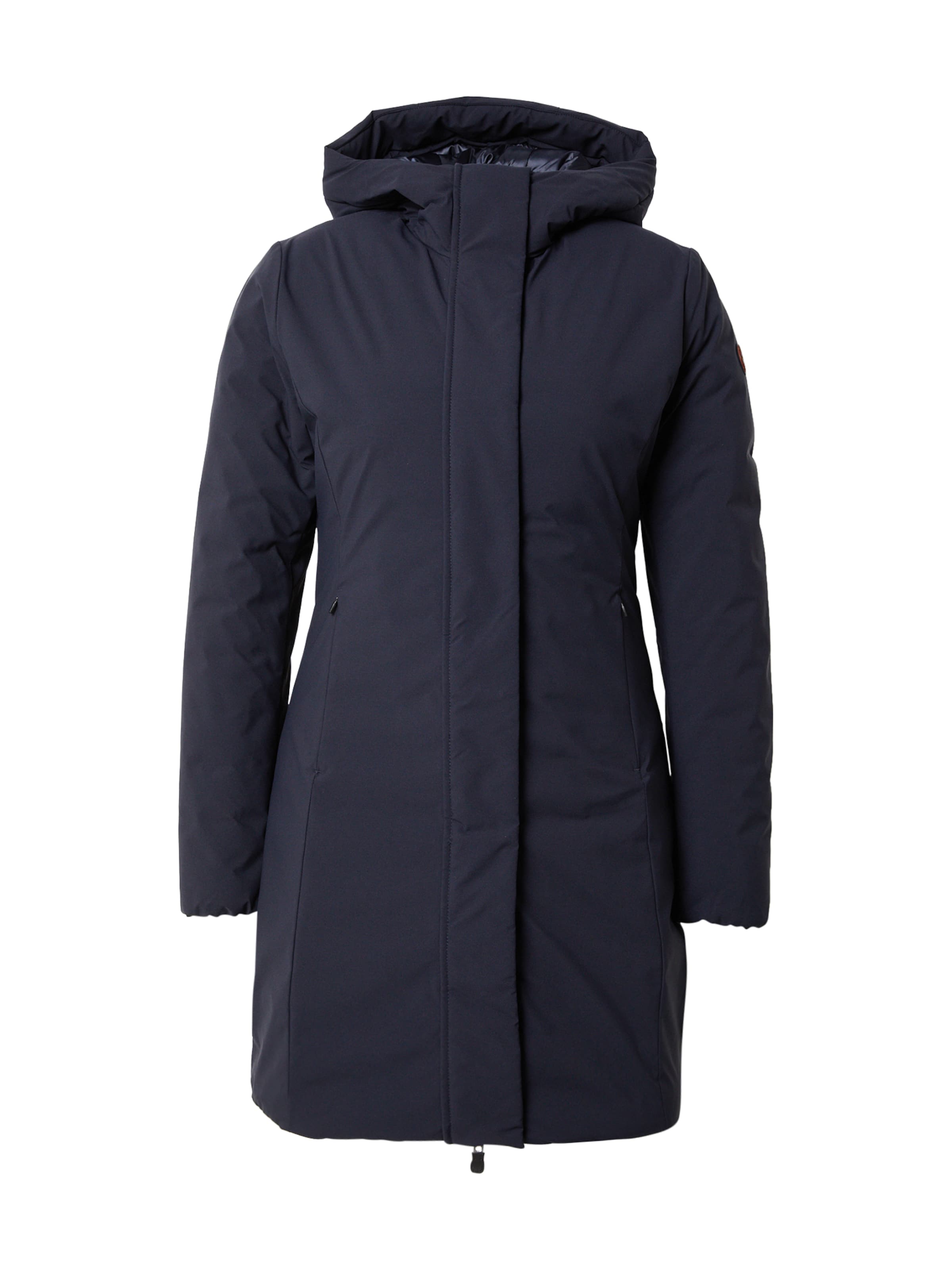 SAVE THE DUCK Zimní kabát 'LEYLA' – modrá: přední strana