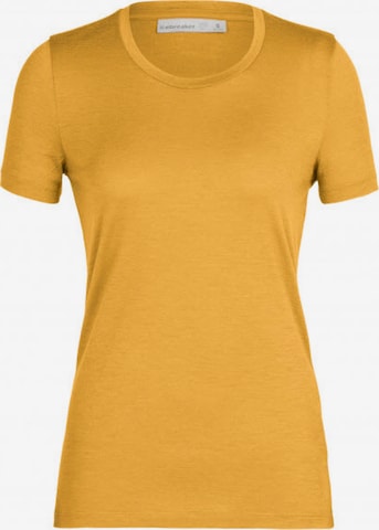 ICEBREAKER Performance Shirt 'Tech Lite II' in Yellow: front
