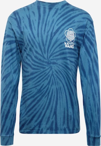 VANS Shirt 'SCATTERED TIE DYE' in Blauw: voorkant