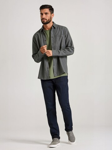 Funky Buddha Regular fit Overhemd in Groen
