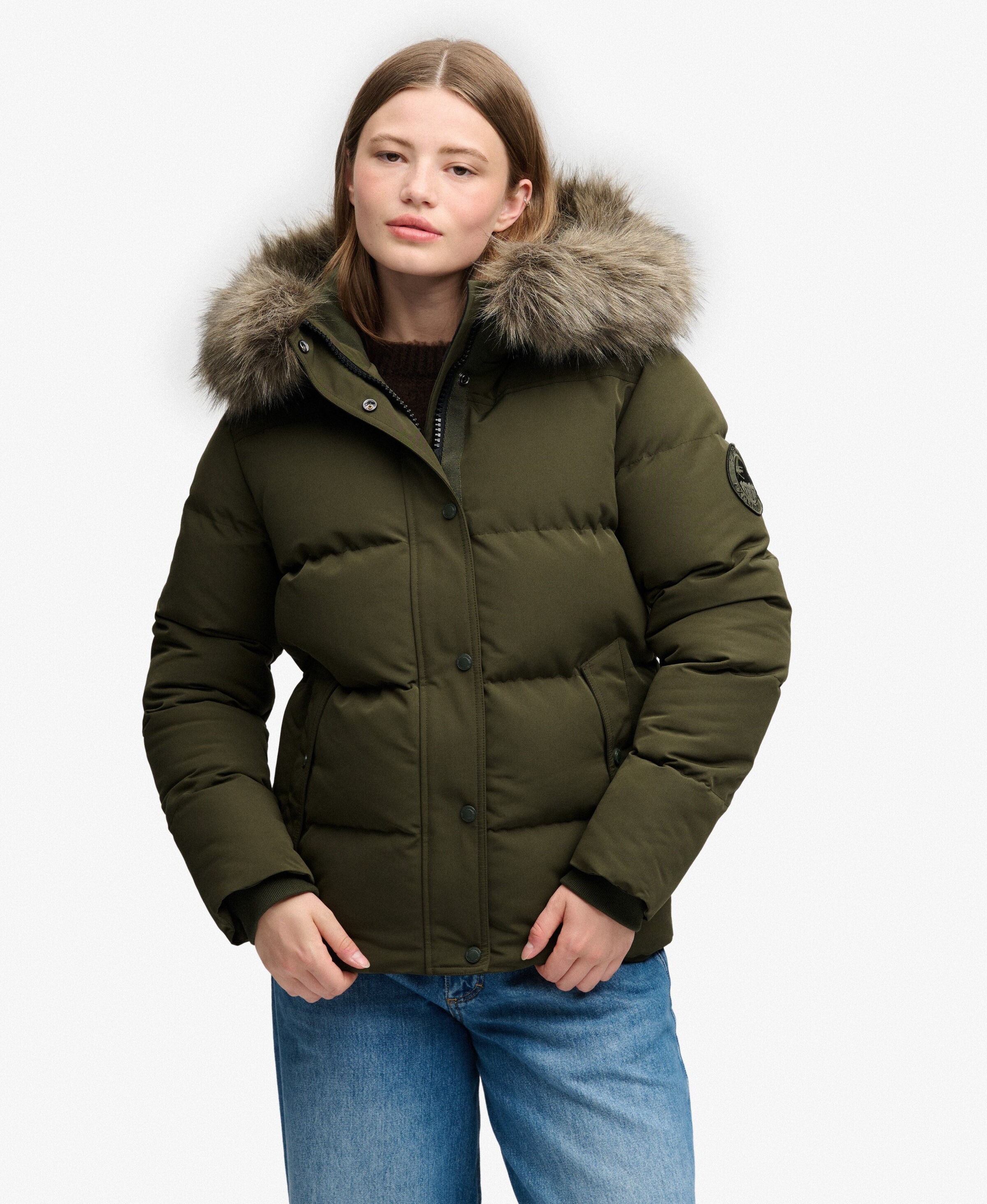 Superdry & Co Winter Jacket 'Everest' in Green