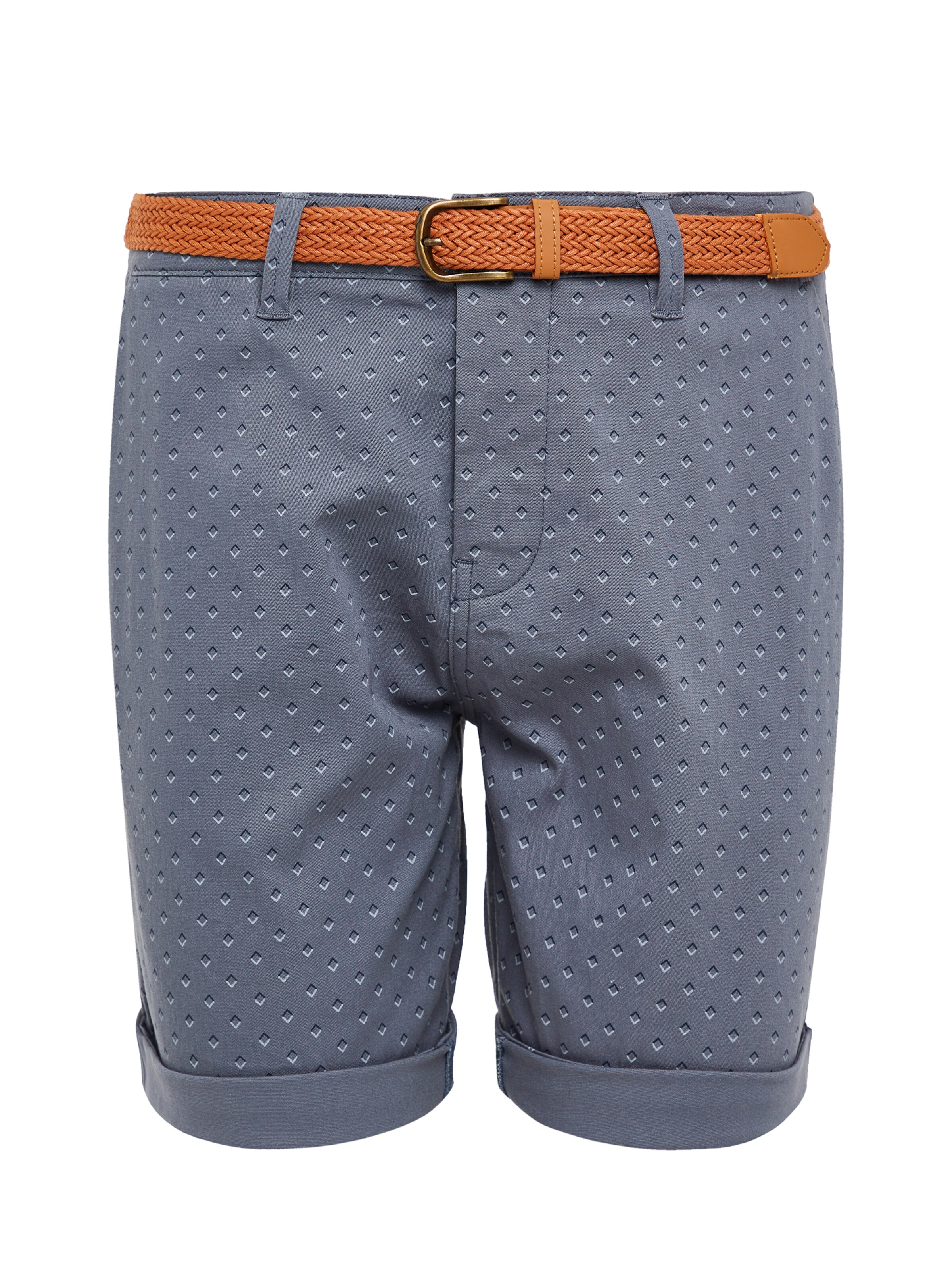 Threadbare Regular Chino Pants 'Crusoe' in Blue: front