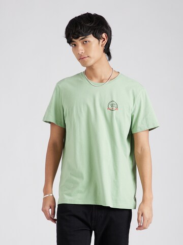 BLEND T-shirt i grön: framsida