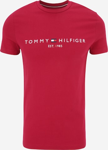 Tricou de la TOMMY HILFIGER pe roșu: față