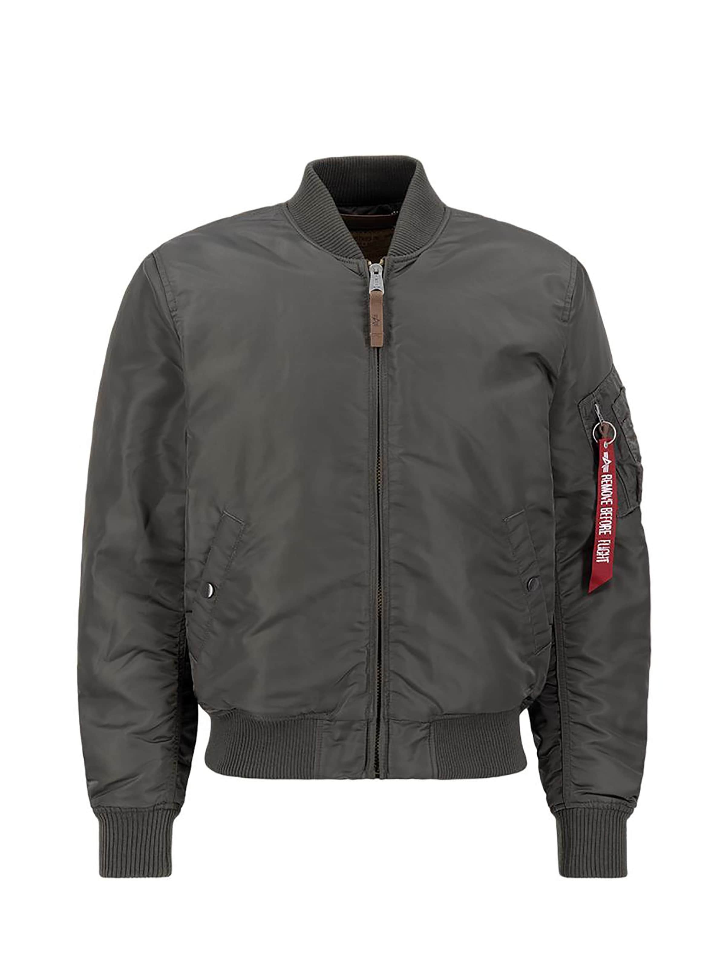 ALPHA INDUSTRIES Übergangsjacke 'MA-1 VF 59'‌‌‌‌‌‌‌‌‌‌ in Grau: Vorderseite