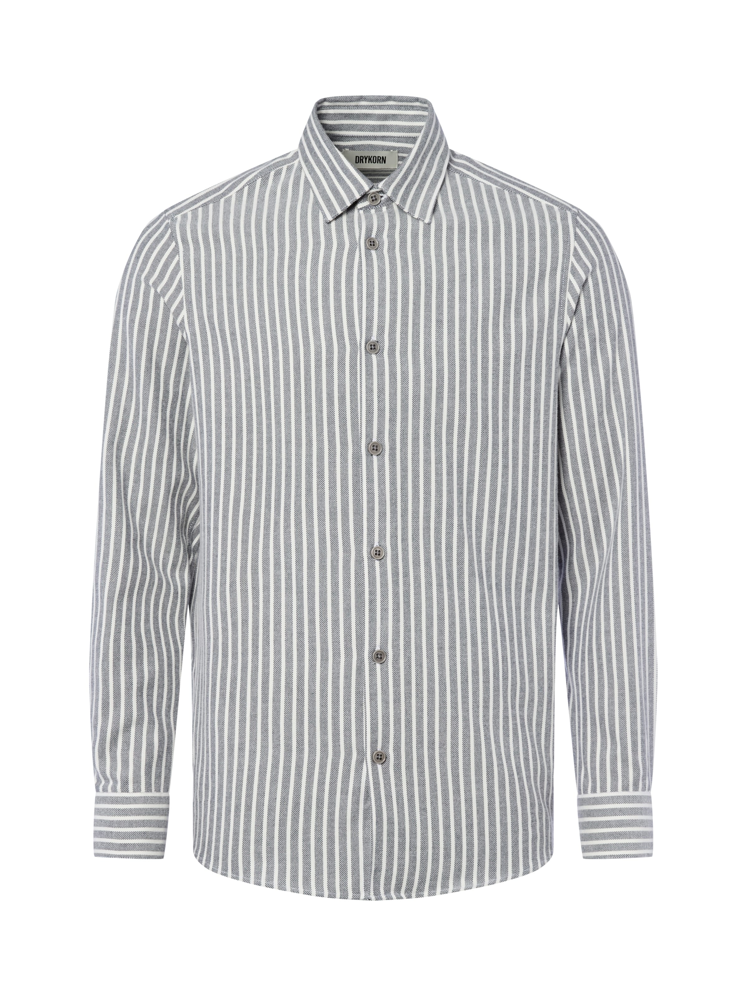 DRYKORN Button Up Shirt ' Ramis ' in Grey / White, Item view