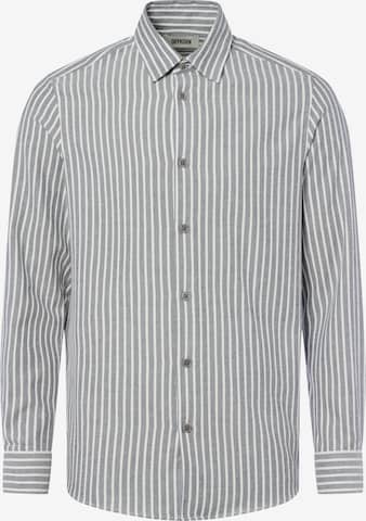 Coupe regular Chemise ' Ramis ' DRYKORN en gris : devant