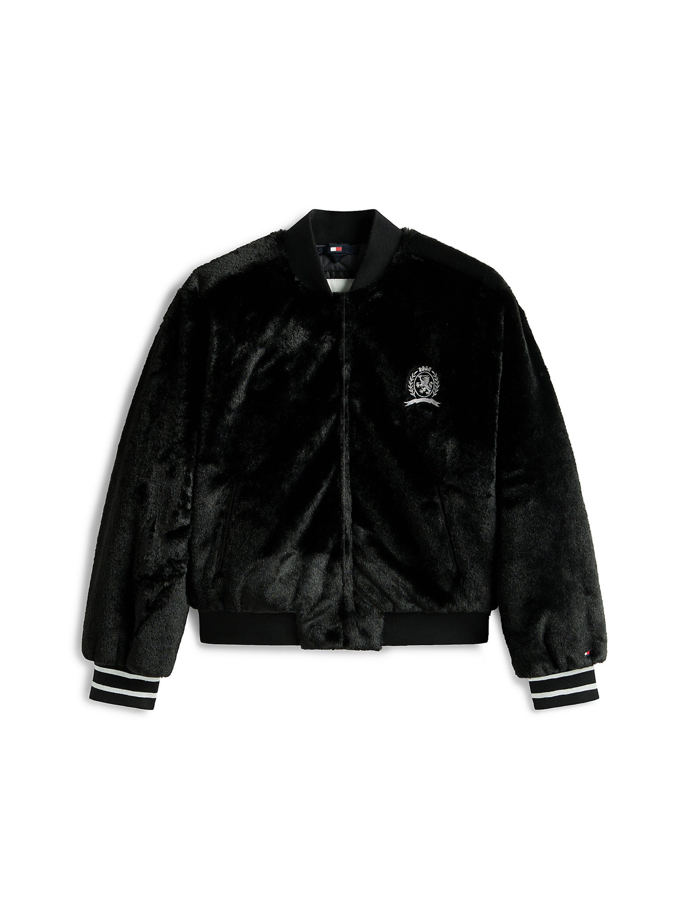 TOMMY HILFIGER Between-season jacket in Black: front