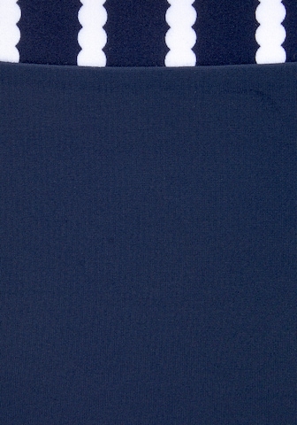 LASCANA T-shirt Bikini in Blue