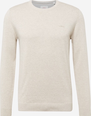 s.Oliver Pullover in Beige: predná strana