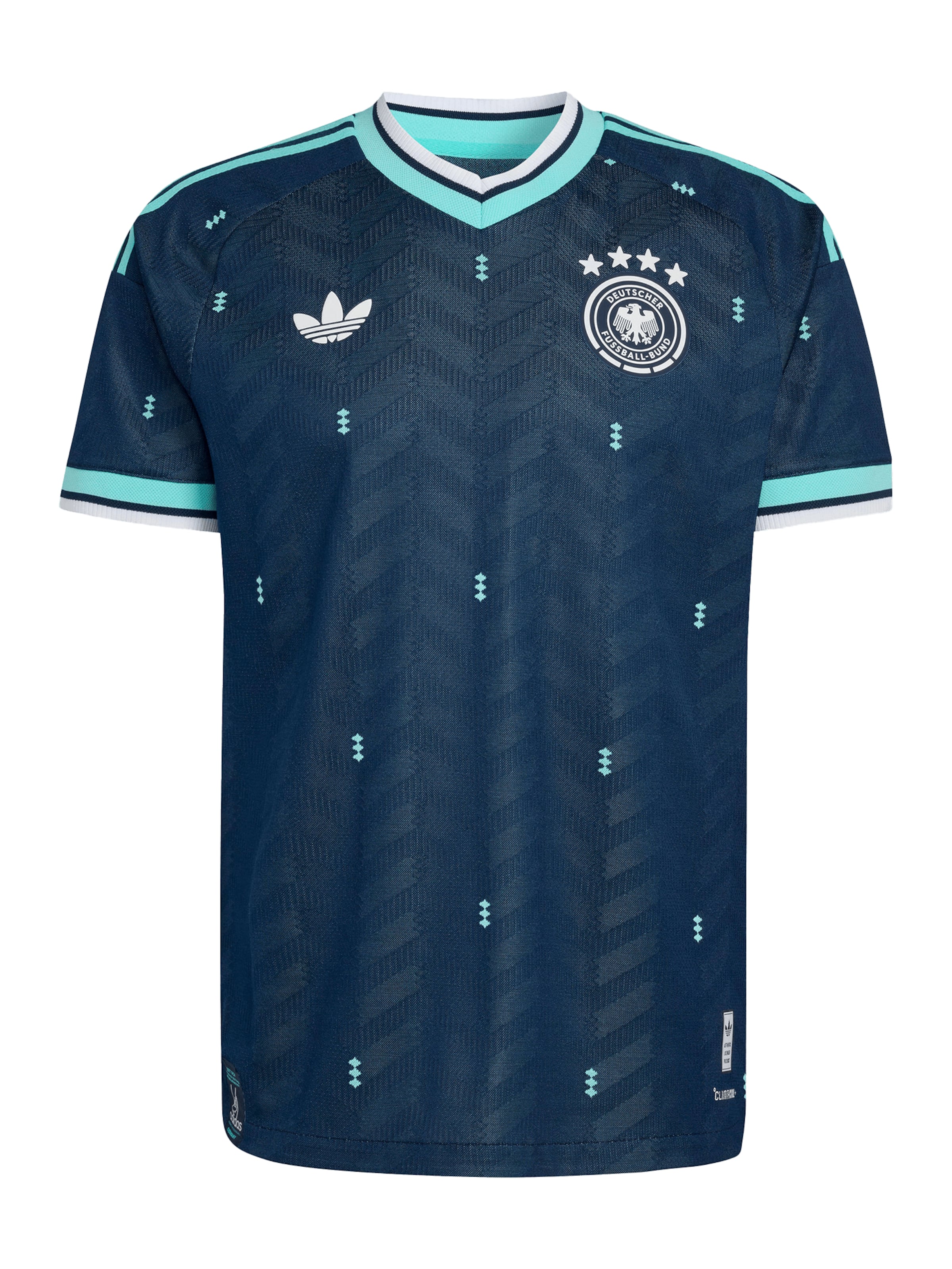ADIDAS ORIGINALS Authentic Trikot DFB Away in Blau: Vorderseite