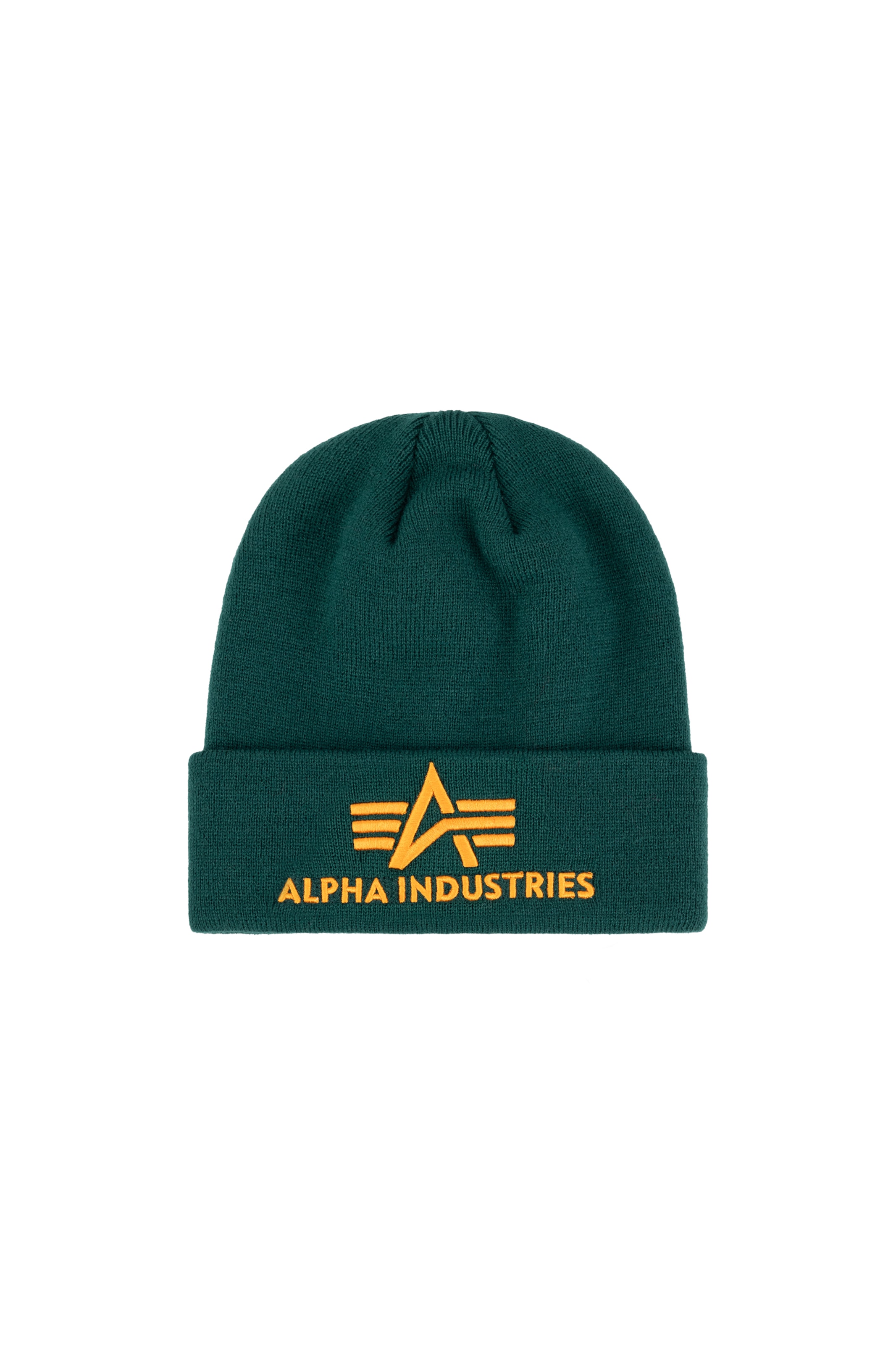 ALPHA INDUSTRIES Čiapky - Zelená: predná strana