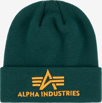 ALPHA INDUSTRIES Czapka w kolorze zielony: przód