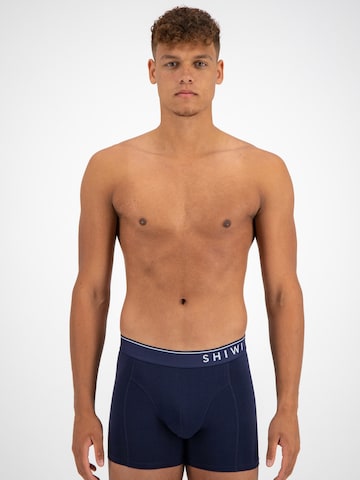 Shiwi Regular Boxer shorts 'Mix Solid' in Blue: front