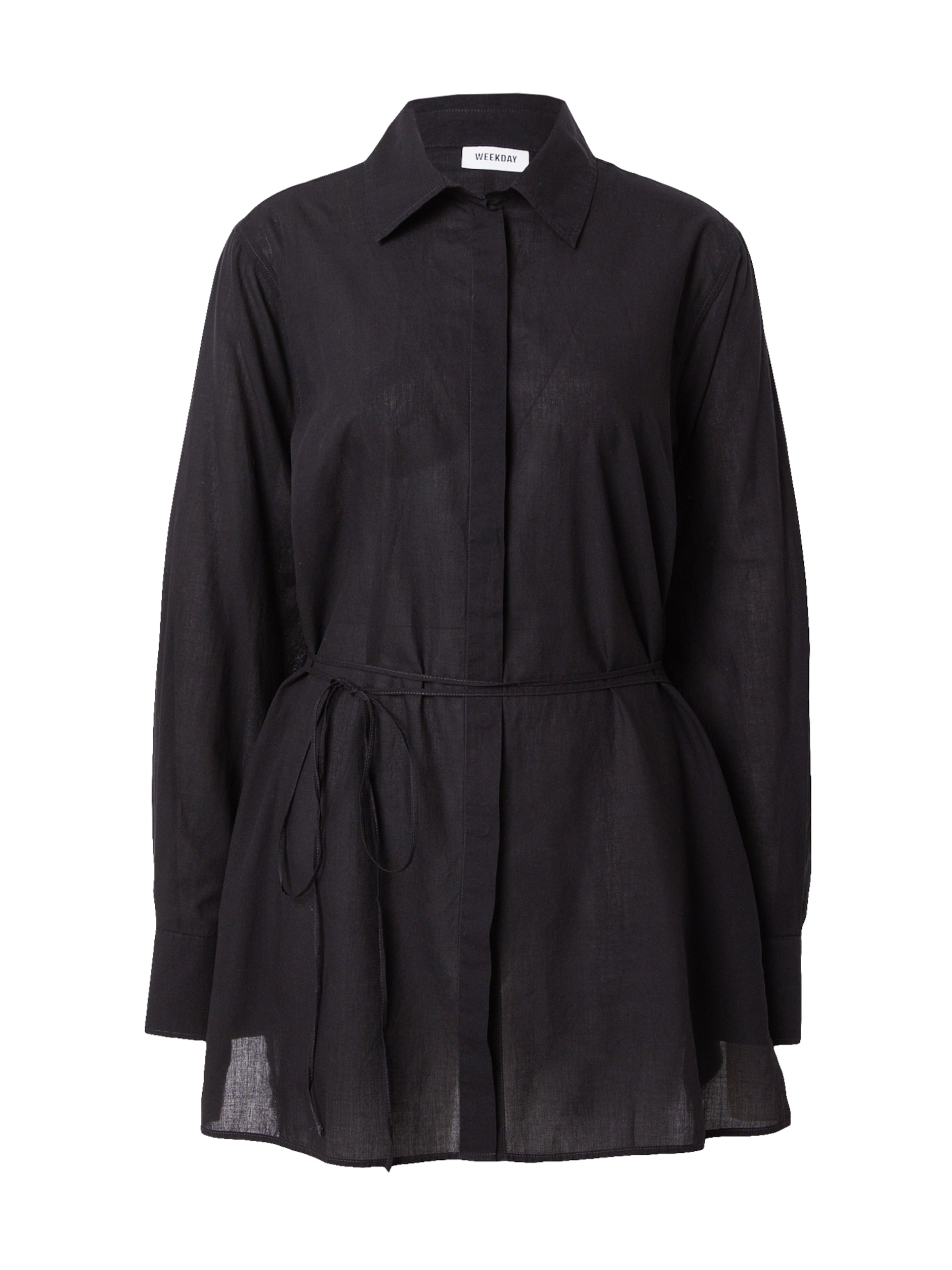 WEEKDAY Tunika 'Magma' – černá: přední strana