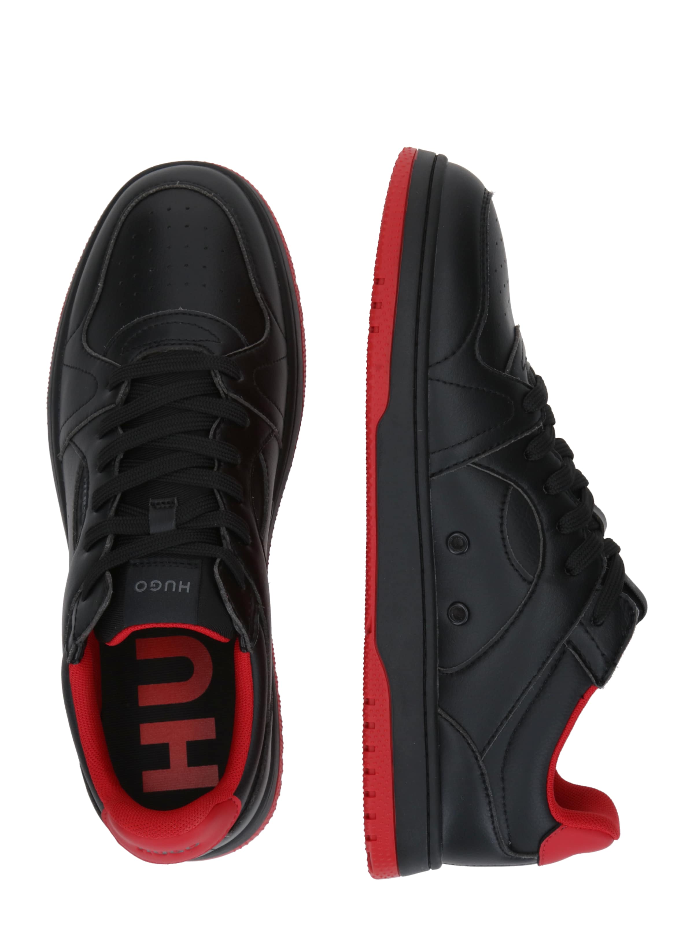 HUGO Platform trainers 'Hadrian' in Black