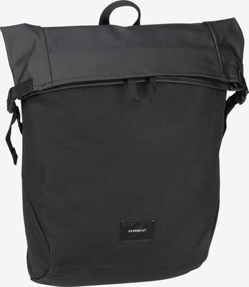 SANDQVIST Backpack 'ALFRED' in Black: front