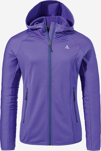 Veste en polaire fonctionnelle 'Cascata' Schöffel en violet : devant