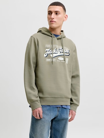 JACK & JONES Sweatshirt in Green: front