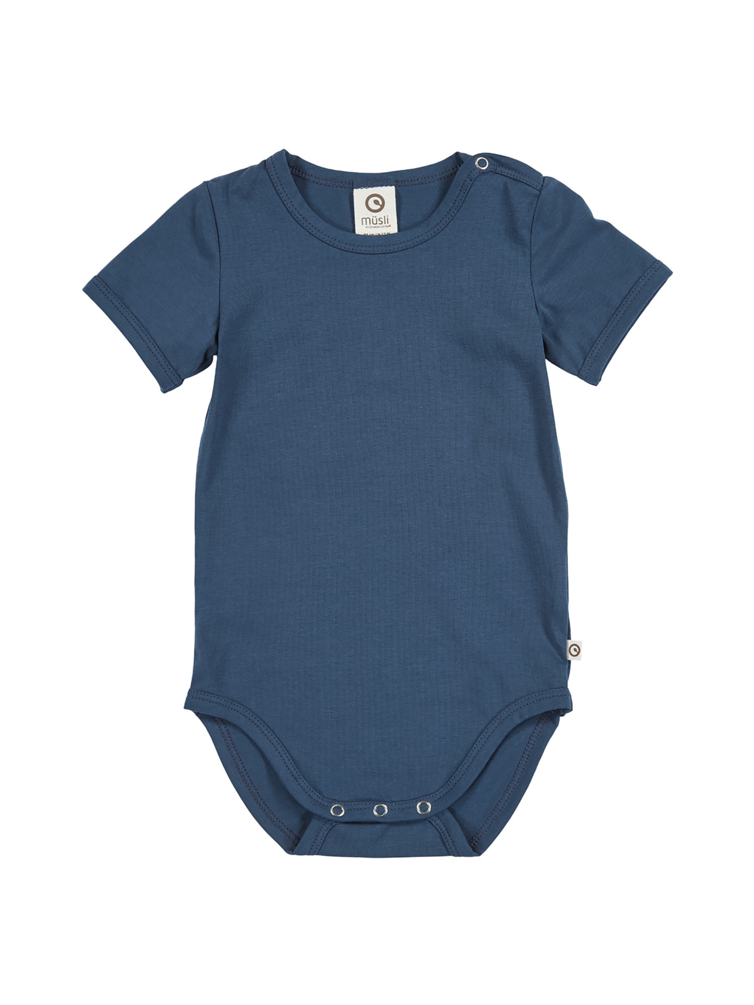 Müsli by GREEN COTTON - Pijama entero/body en azul: frente