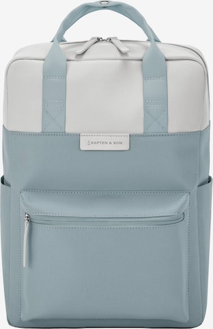 Kapten & Son Rucksack 'Bergen' in Blau: Vorderseite