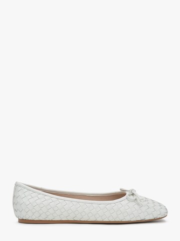 Ballerines '208-7869-1' Estro en blanc : devant