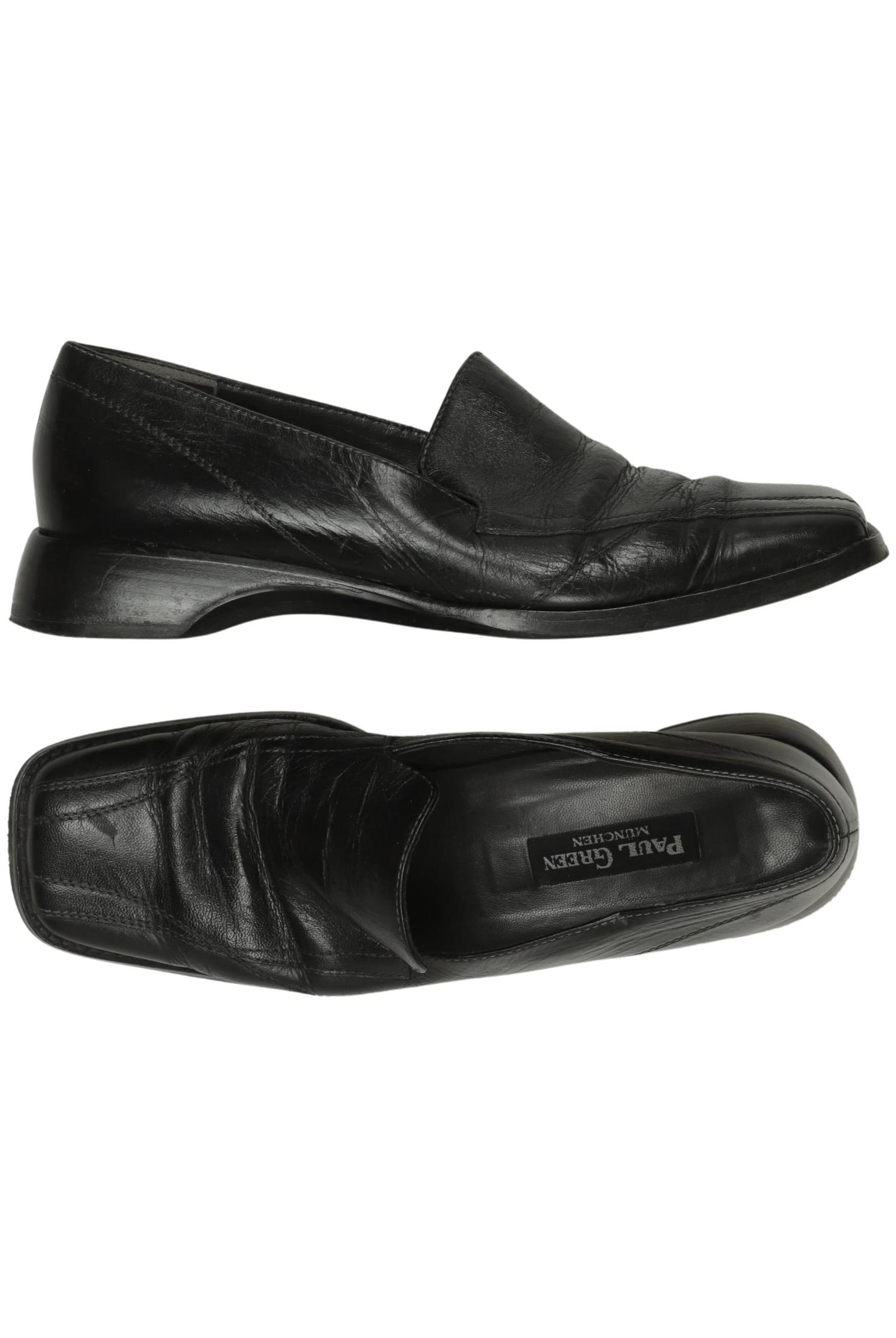 Paul Green Flats & Loafers in 39 in Black: front