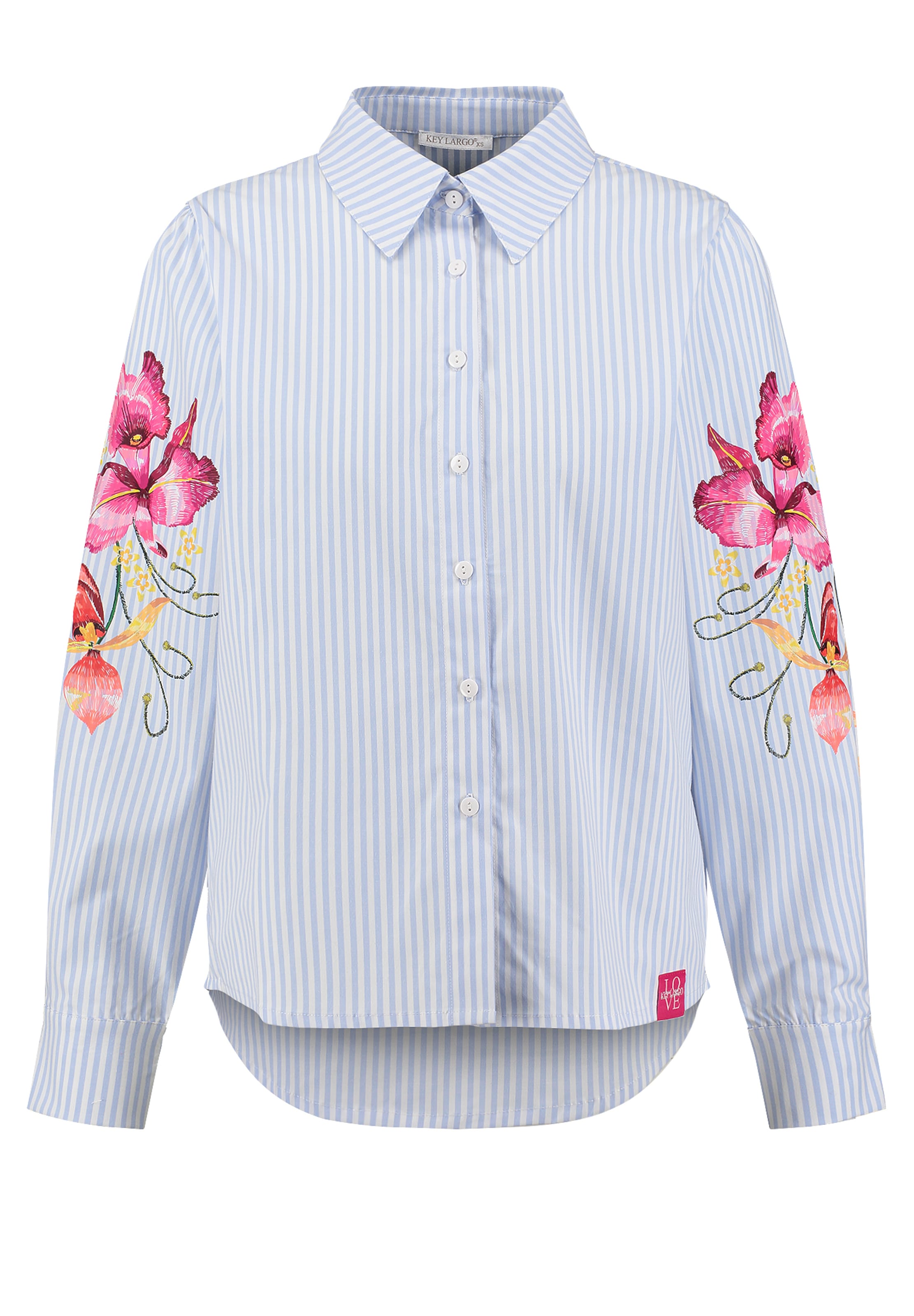 Palaidinė ' TEXAS ' iš Key Largo, spalva – mėlyna / rožių spalva / balta, Prekių apžvalga