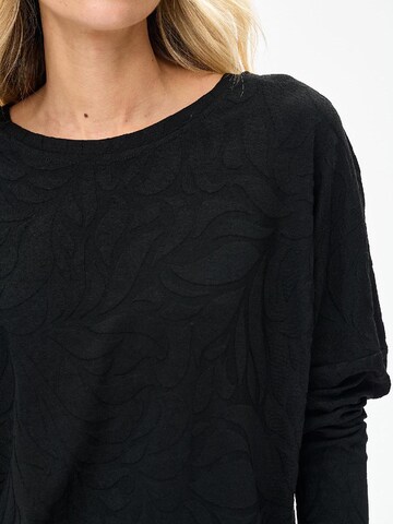 Blue Shadow Blouse in Black