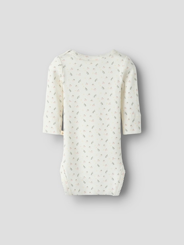 Lil'Atelier Бебешки гащеризони/боди 'NBFGAGO' в бяло