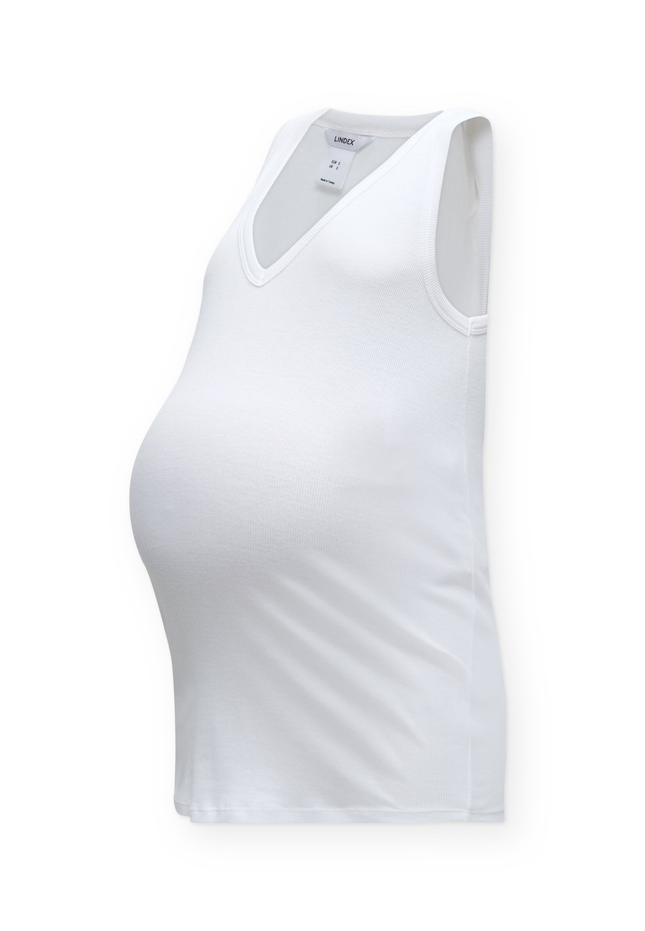 Lindex Maternity Top in Weiß: Vorderseite