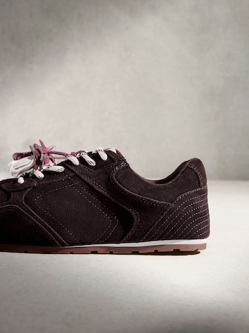 Next Rövid szárú sportcipők 'N. Premium' - barna