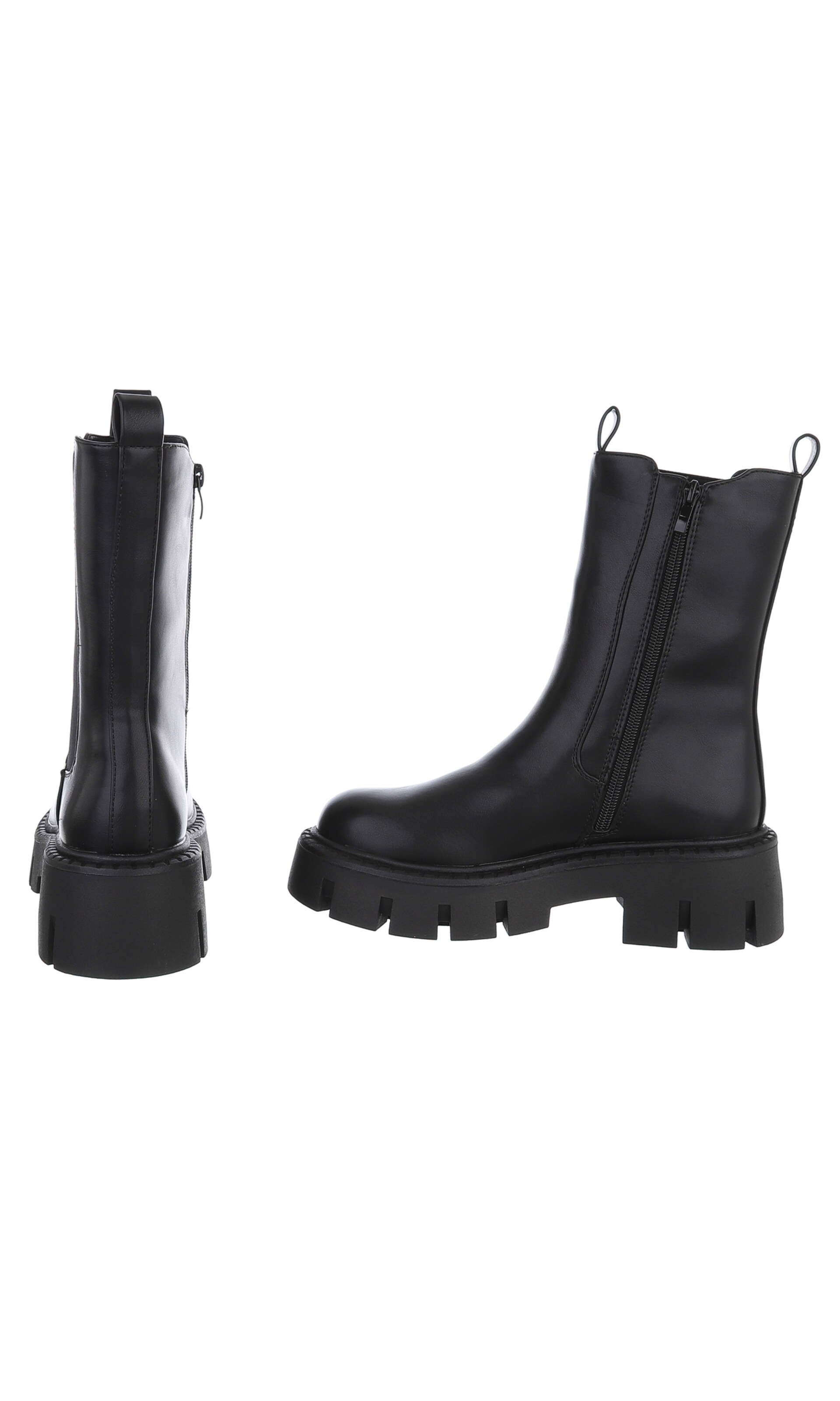 Ital-Design Stiefelette in Schwarz