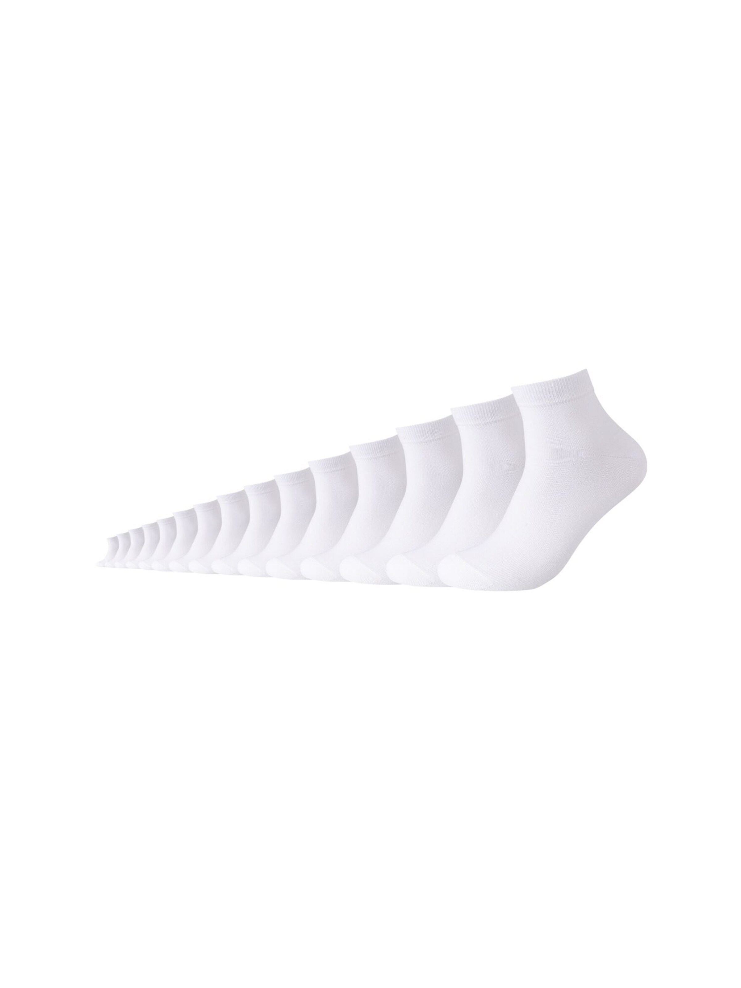 Chaussettes camano en blanc : devant