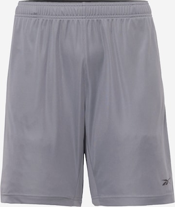 Regular Pantalon de sport Reebok en gris : devant