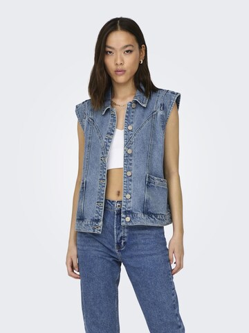 Gilet 'ONLKennedy' ONLY en bleu : devant