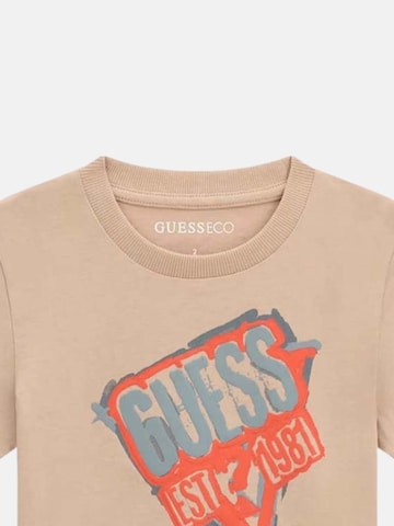GUESS KIDS T-shirt 'GUESS KIDS SS T-SHIRT T-SHIRT' i beige