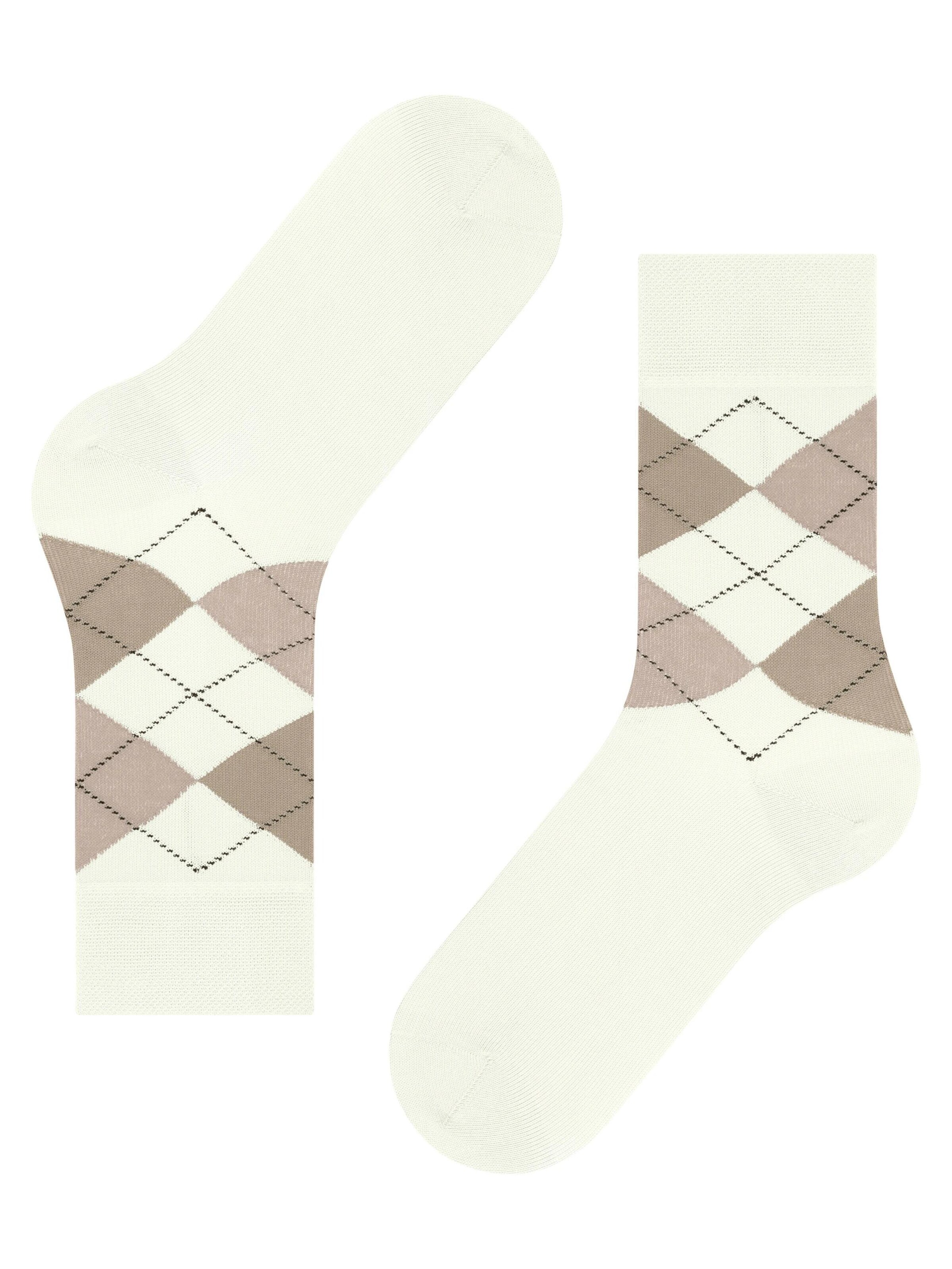 FALKE Socks 'Sensitive Argyle' in White