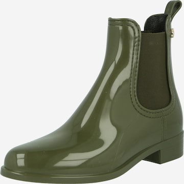 LEMON JELLY Rubber Boots 'Comfy' in Green: front